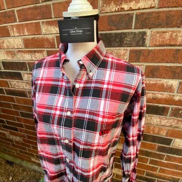 Cruel Girl Plaid Button Down Top Shirt - Picture 5 of 9